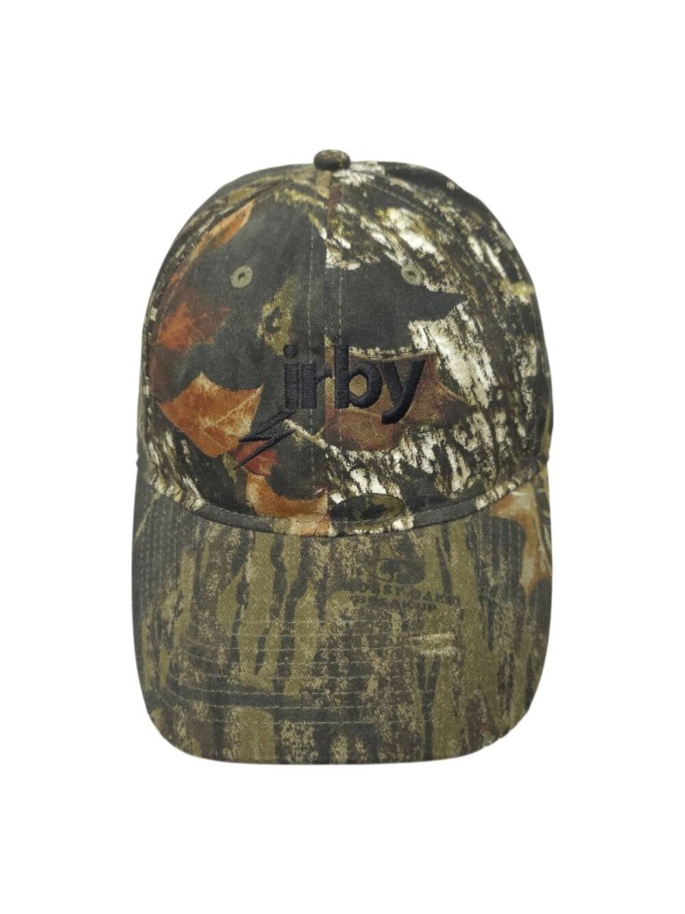Mossy Oak Breakup Camo Strapback Cap Hat Hunter Trucker Baseball Irby Logo